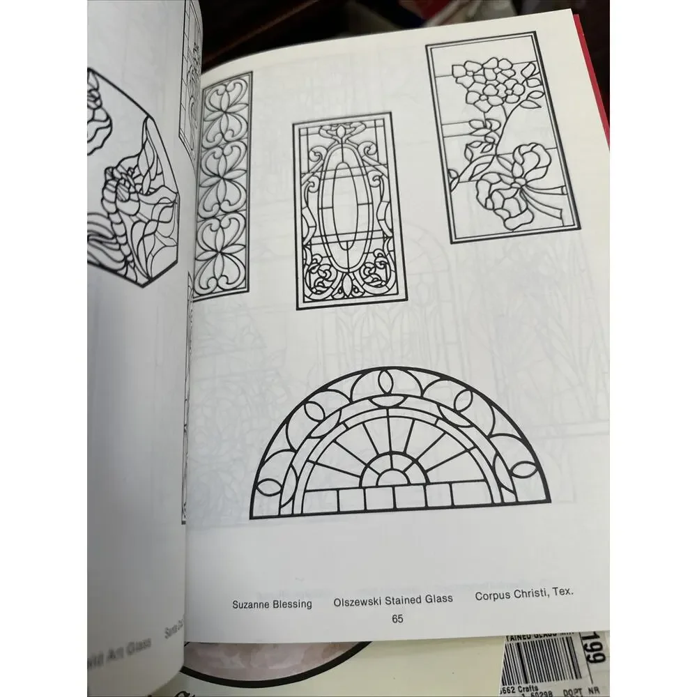 Stained Glass Window Art, Luciaro, PB art craft book,‎ step by step instructions